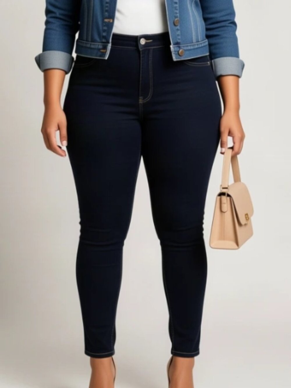 Maurices Dark Wash Stretch Jeans Jeggings XL Slim Fit Casual Everyday Basics
